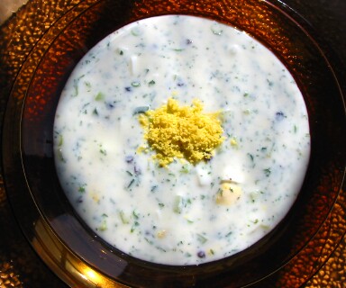 Chilled Persian Yogurt Soup